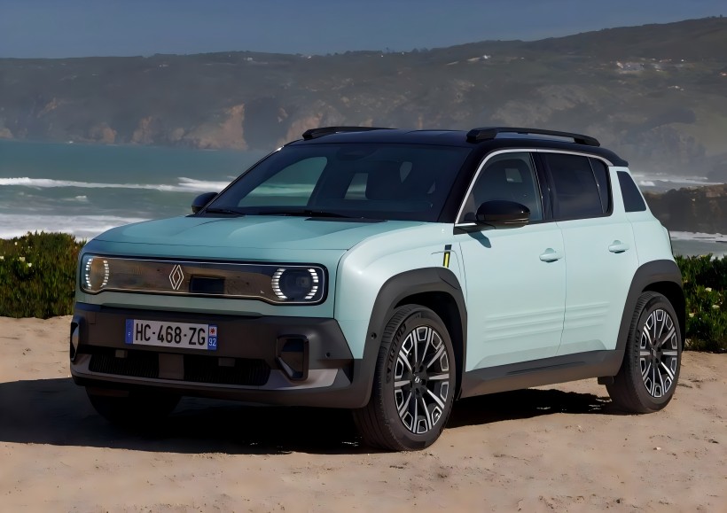 Официални изображения на Renault 4 E-Tech Издаден: Добавена е опция за светло зелена боя, очаква се да удари задграничните пазари през 2025 г.