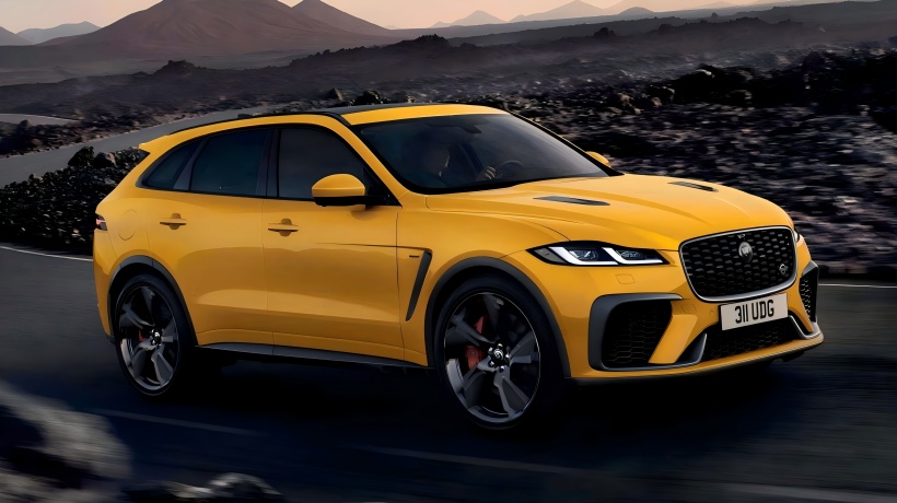5.0L Supercharged V8 двигател-рядък скъпоценен камък за цените на Jaguar F-Pace SVR 575 Официално издание Официален изображения